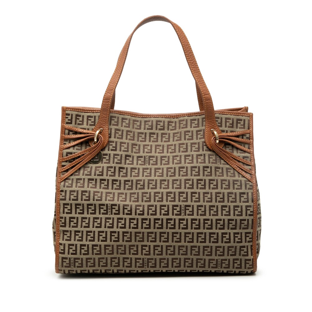 Fendi Zucchino Canvas Tote Pre-Loved #365418F58B